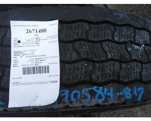 BRIDGESTONE 295/75R22.5 TIRE