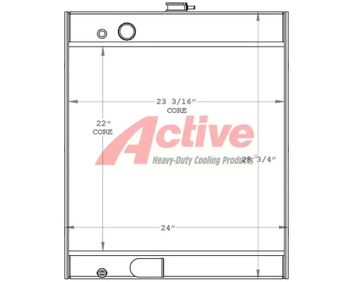 Radiator Baldor 4045DF Active Radiator