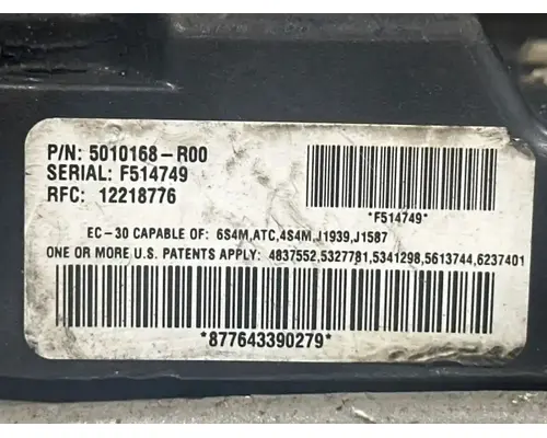 Bendix 5010168-R00 ECM (Brake & ABS)