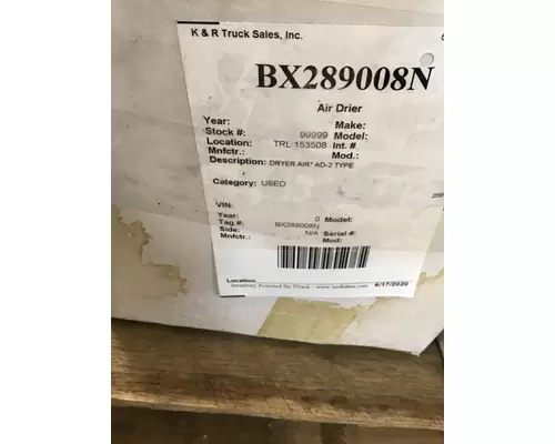 Bendix 9900 Air Dryer