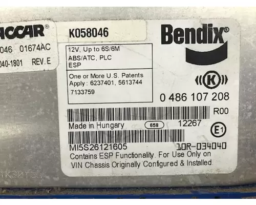 Bendix BRAKE CONTROL MODULE Brake Control Module (ABS)