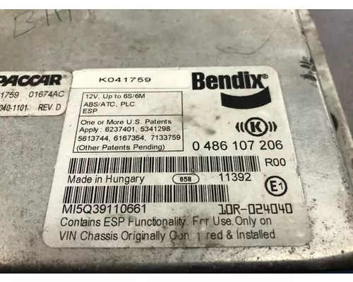 Bendix BRAKE CONTROL MODULE Brake Control Module (ABS)