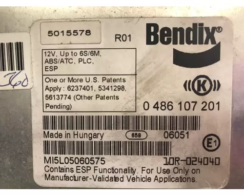 Bendix BRAKE CONTROL MODULE Brake Control Module (ABS)