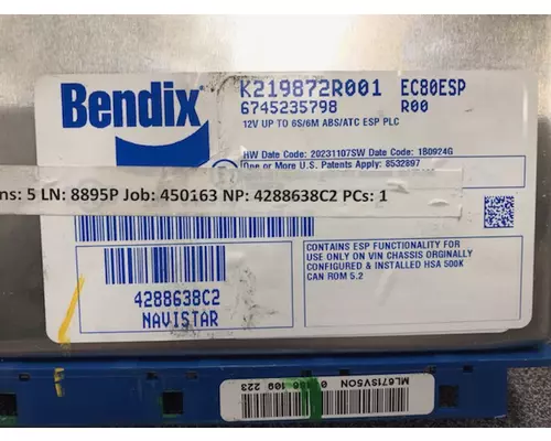 Bendix BRAKE CONTROL MODULE Brake Control Module (ABS)