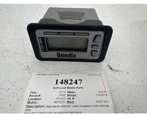 Anti Lock Brake Parts BENDIX K041397 West Side Truck Parts