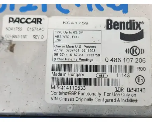 Bendix K041759 ECM (Brake & ABS)