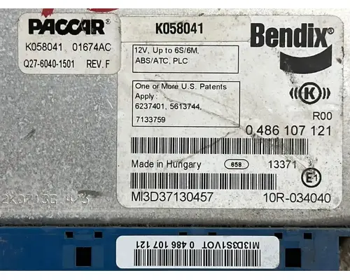 ECM (Brake & ABS) Bendix K058041 Complete Recycling Group LLC
