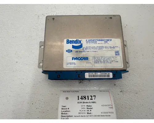 ECM (Brake & ABS) BENDIX K105097R000 West Side Truck Parts