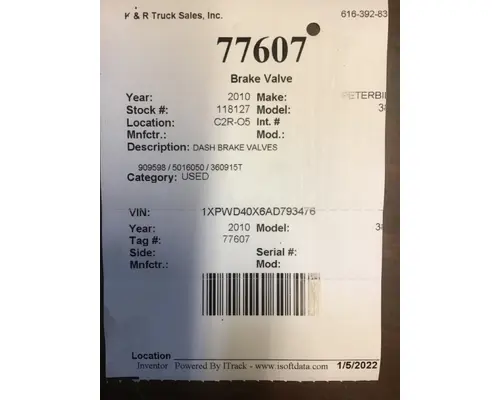 Bendix MV-3 944 Air Brake Valves