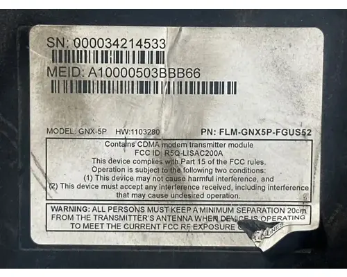 Bendix Other ECM (Brake & ABS)
