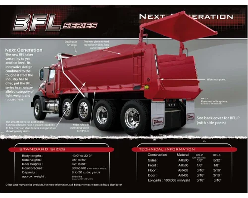 Bibeau DUMP BODY Equipment (Mounted)