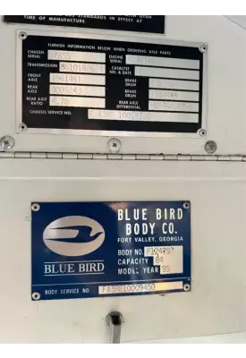 Blue Bird All American/All Canadian Miscellaneous Parts