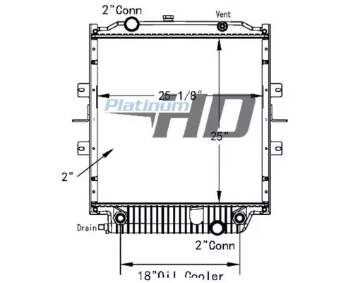 Radiator BLUE BIRD Q-BUS LKQ Western Truck Parts