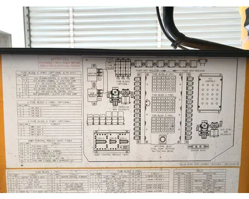 Blue Bird VISION Body, Misc. Parts