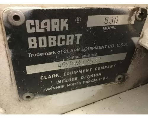 Bobcat 530 Equipment Parts Unit