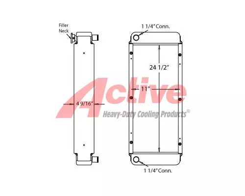 Radiator Bobcat 642 Active Radiator
