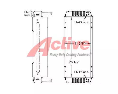 Radiator Bobcat S130G Active Radiator