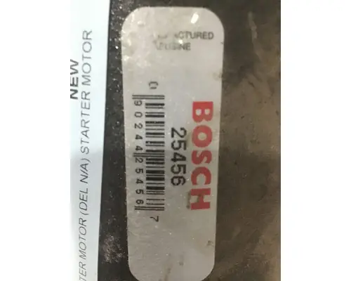 Bosch   Starter Motor