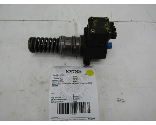Fuel Injector BOSCH 0 986 445 004 West Side Truck Parts