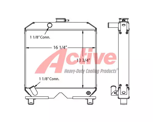 Broce Sweepmaster 300 / A-41 Power Unit / BB250 Radiator