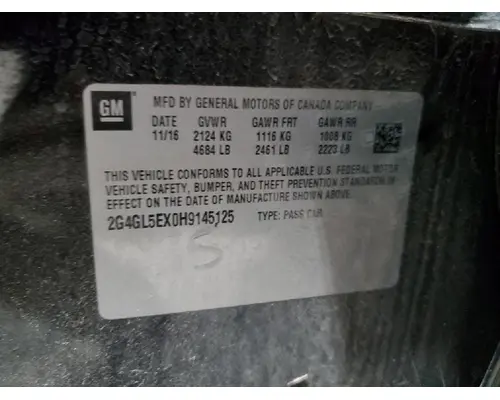 Buick ENCLAVE Complete Vehicle