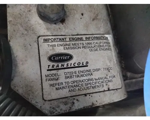 CARRIER 20X REEFER UNIT