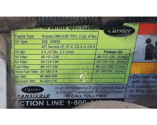 CARRIER ComfortPro PC6000 Auxiliary Power Unit
