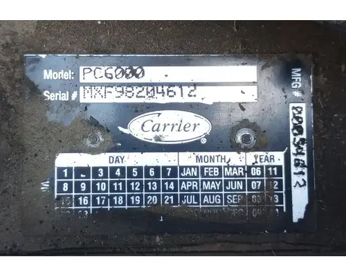 CARRIER ComfortPro PC6000 Auxiliary Power Unit