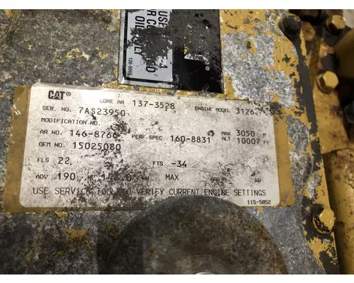 CATERPILLAR 3126 Engine Assembly