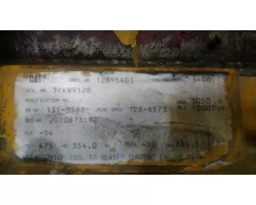 CATERPILLAR 3406E Engine Assembly