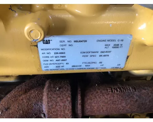 CATERPILLAR C10 Engine Assembly