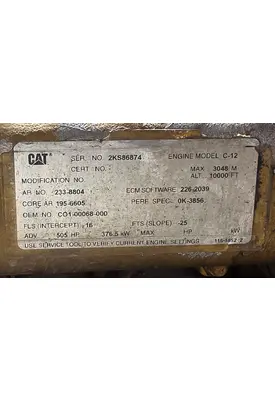 CATERPILLAR C12 Engine Assembly