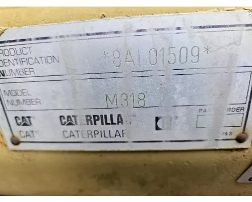 CATERPILLAR M318 Equipment (Whole Vehicle)