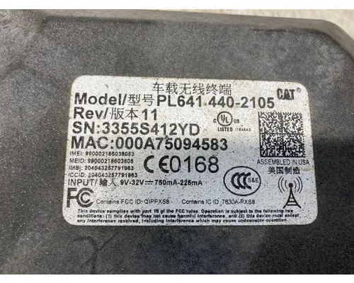 CAT 299D  Equip Control Module