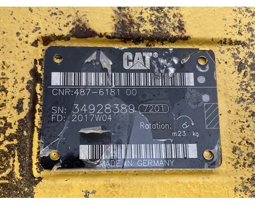 CAT 299D  Equip Hydraulic Pump