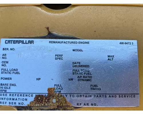 CAT 3056E Engine Assembly