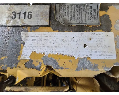 CAT 3116 Engine Assembly