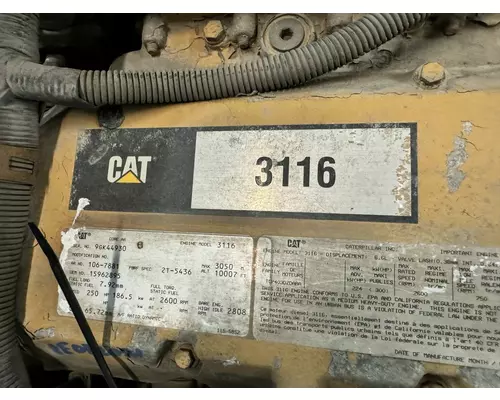 CAT 3116 Engine Assembly