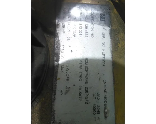 CAT 3126E 250HP AND ABOVE ENGINE ASSEMBLY