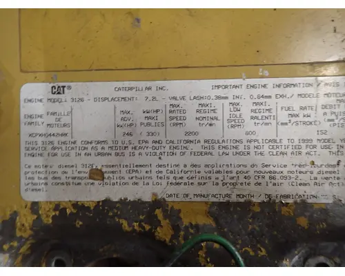 CAT 3126 Cylinder Block