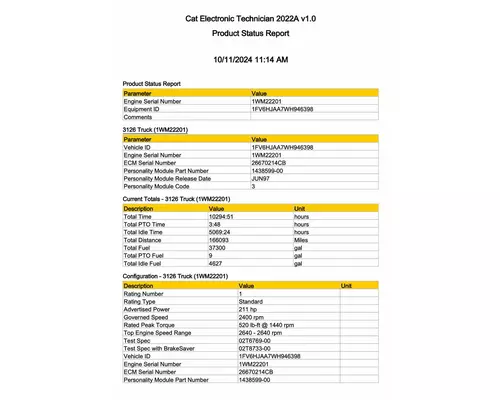 CAT 3126 ECM