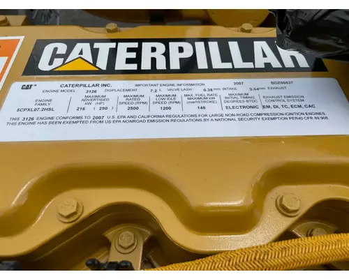 CAT 3126 Engine Assembly