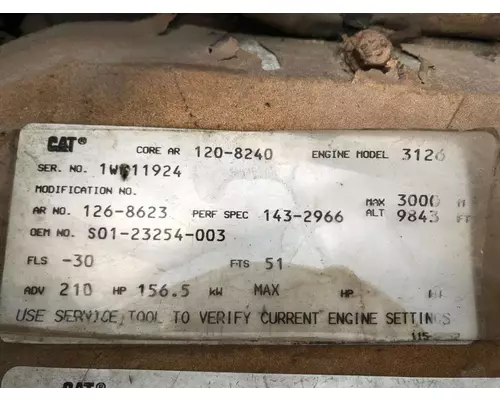 CAT 3126 Engine Assembly