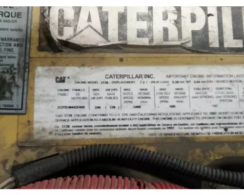CAT 3126 Engine Assembly