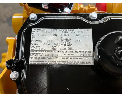 CAT 3126 Engine Assembly