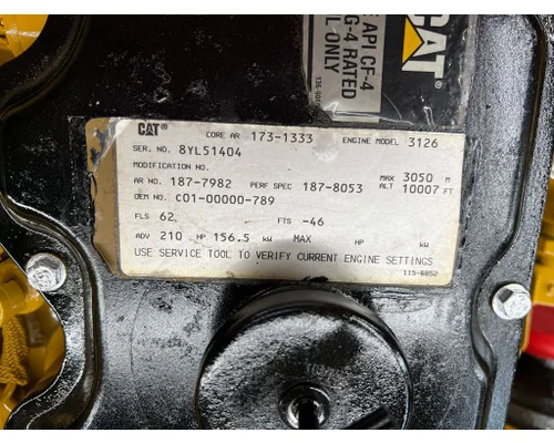 CAT 3126 Engine Assembly