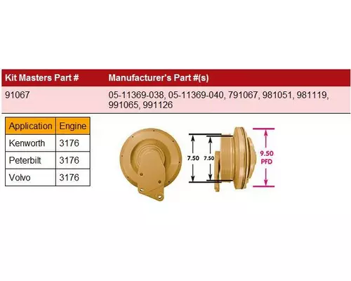 CAT 3176-HortonHTS_791067 Fan Clutch