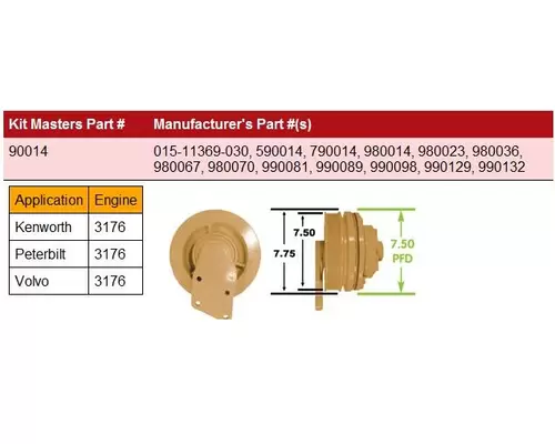 CAT 3176-HortonSA_790014 Fan Clutch