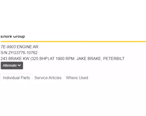 CAT 3176 Engine Assembly