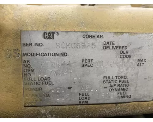 CAT 3176 Engine Assembly